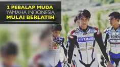 Video latihan 2 pebalap muda Yamaha Indonesia yang mulai berlatih di akademi Valentino Rossi.