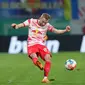 Pemain RB Leipzig Konrad Laimer diincar oleh MU (AFP)