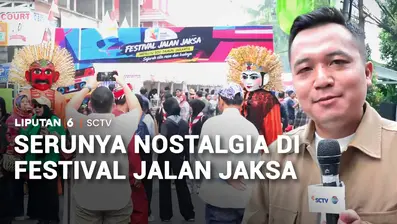 Tak perlu mesin waktu untuk kembali ke masa lalu. Lewat Festival Jalan Jaksa, pengunjung bisa bernostalgia era 80-an. Anda bisa icip-icip jajanan jadul sampai bermain permainan tempo dulu.