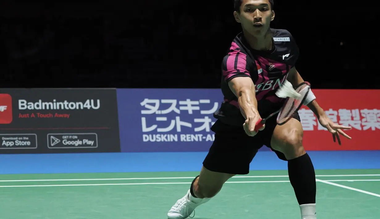 Berdasarkan ranking BWF, Jonatan Christie memang lebih unggul yakni berada di peringkat kesembilan. Sedangkan Sen ada di posisi ke-13. (Toshifumi KITAMURA / AFP)