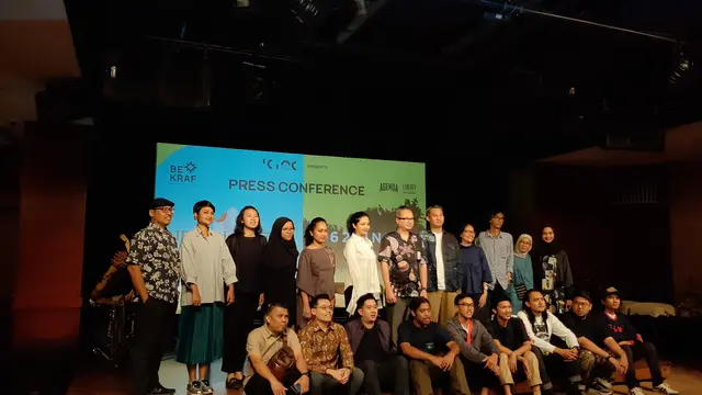 Para peserta yang akan berangkat ke 3 pameran kreatif besar di Amerika Serikat melalui program Bekraf