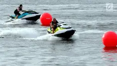 Pengemar BMW M Owners Club Indonesia mengikuti Sea-Doo Slalom Competition di Jetski Indonesia Academy, Ancol, Jakarta, Sabtu (2/3). Olahraga ini untuk melatih ketangkasan keamanan dalam mengemudi kendaraan. (merdeka.com/Dwi Narwoko)