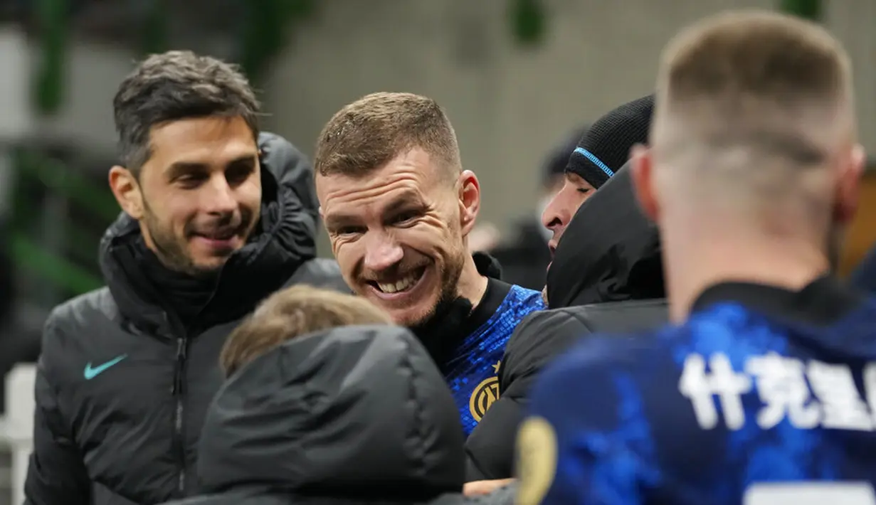 FOTO Inter Milan Susah Payah Kalahkan Venezia di San Siro Foto