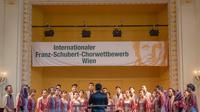 Telkom University Choir saat berkompetisi di “31st International Franz Schubert Choir Competition” di Vienna, Austria. (Telkom University)