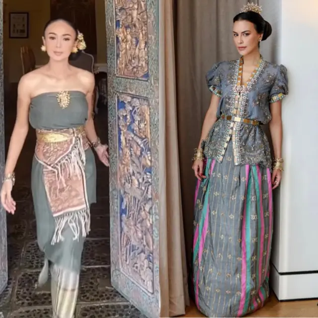 Adu Gaya Yuni Shara dan Sophia Latjubaq, credit (@yunishara36) /(@sophia_latjuba88)