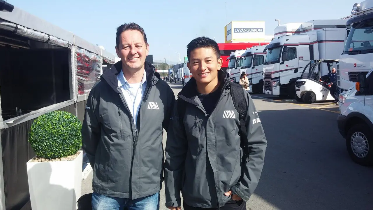 Rio Haryanto dan Piers Hunnisett