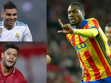 Kekuatan fisik memang bukanlah faktor segalanya dalam sepak bola. Namun fisik bisa menjadi pembeda dalam duel udara maupun duel keras lainnya, dan itu bisa menjadi keunggulan untuk tim besutan di FIFA 2019. (Kolase Foto AFP)