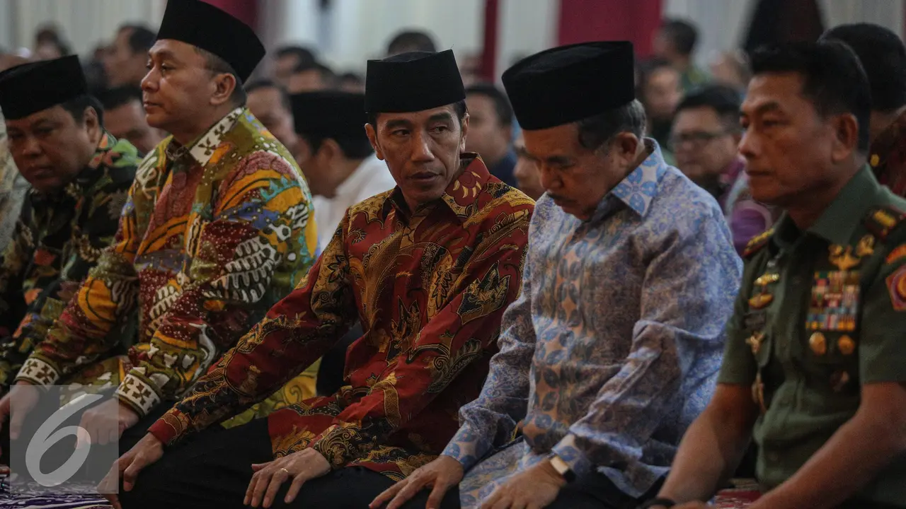 Suasana Buka Puasa Bersama Jokowi dan JK di Mabes TNI