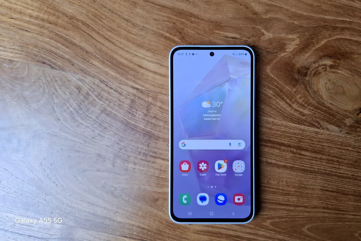 Desain depan Galaxy A35 5G