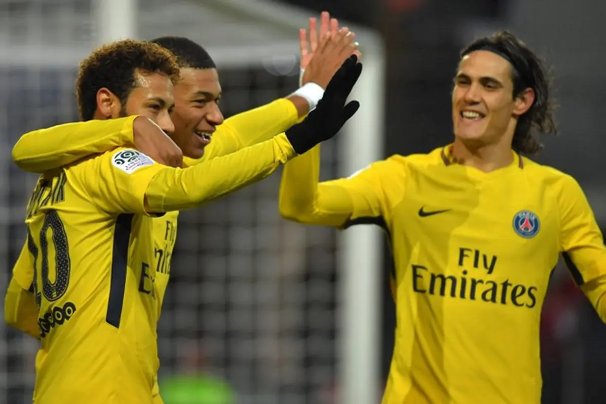 Neymar, Kylian Mbappe, Edinson Cavani