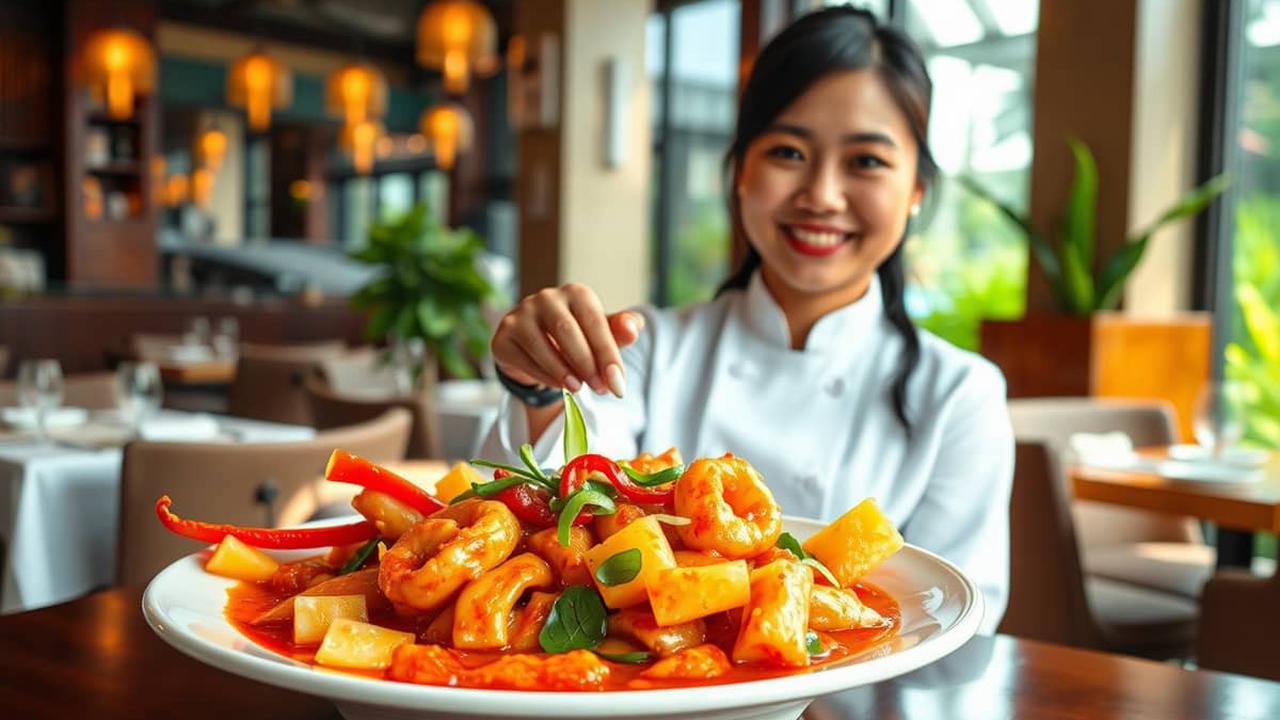 resep cumi asam manis