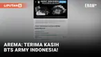 BTS Army Indonesia Buka Penggalangan Dana untuk Korban Kanjuruhan