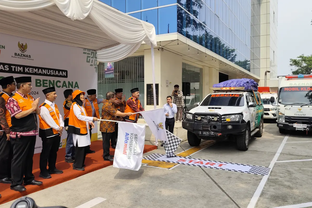 Badan Amil Zakat Nasional (Baznas) berangkatkan tim Baznas Tanggap Bencana (BTB) ke lokasi bencana di Sumatera Barat (Sumbar) pada hari ini, Kamis (16/5/2024).