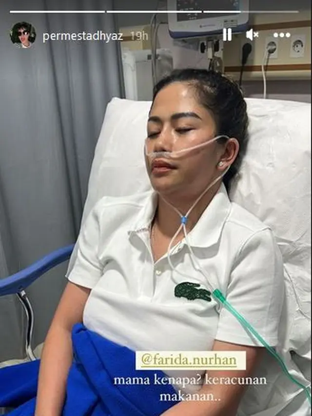 Farida Nurhan Keracunan Makanan hingga Badan Memerah, Ini 6 Potretnya saat Diopname