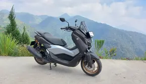 Yamaha NMax Turbo tangguh melibas jalur pegunungan. (Liputan6.com / Septian P)