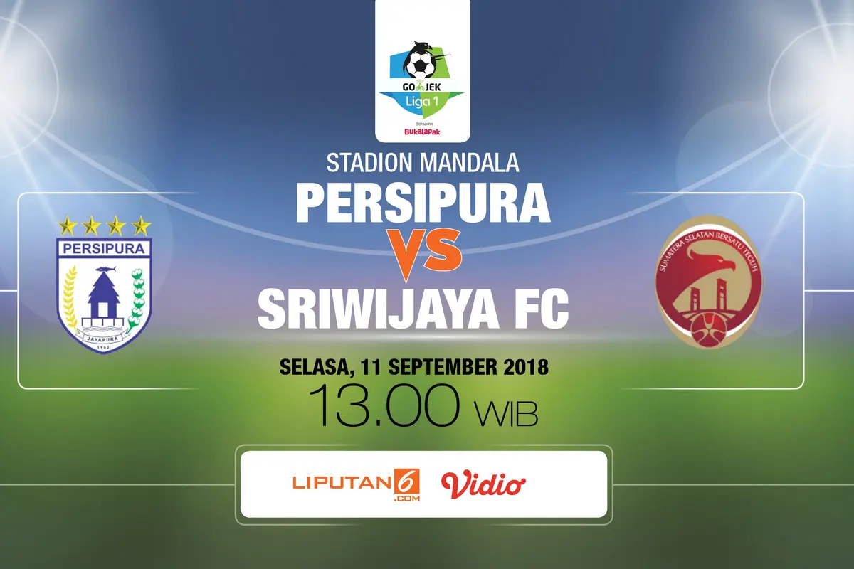 Liga 1: Persipura Jayapura vs Sriwijaya FC