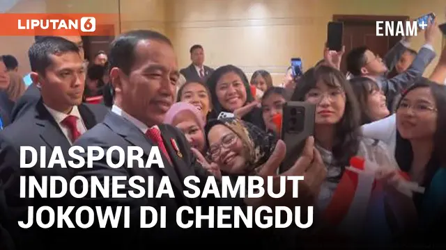 Kunjungan ke Chengdu, Presiden Jokowi Diajak WNI Foto Bareng Setiba di Penginapan