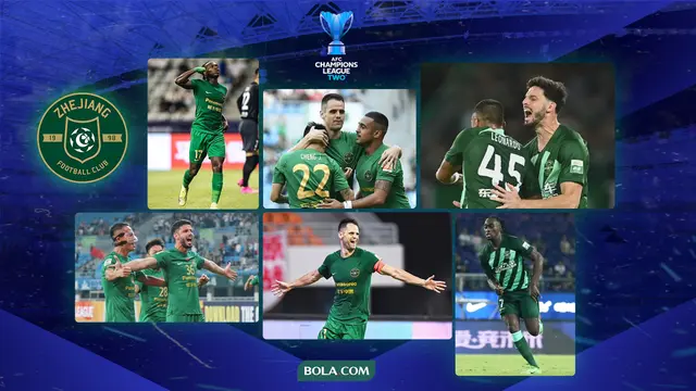 Kolase - Pemain Zhejiang: Franko Andrijasevic, Jean Kouassi, Lucas Possignolo