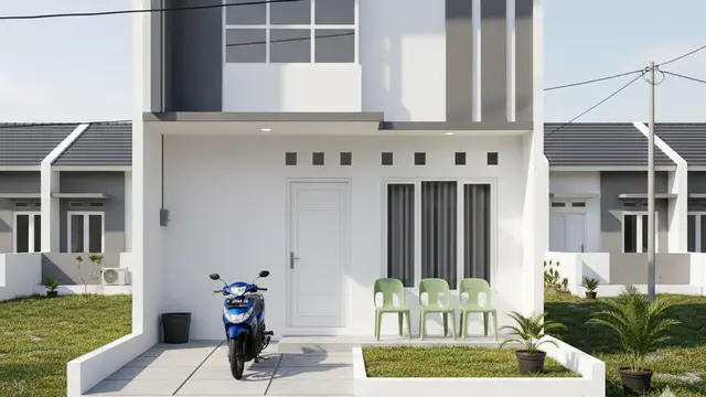 Model Rumah Subsidi 2 Lantai