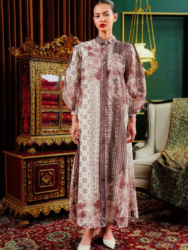 Ilustrasi fashion Ramadan 2024 dari lini busana Benang Jarum dari Allyssa Hawadi. (Foto: Dok. Koleksi Pribadi Allyssa Hawadi)