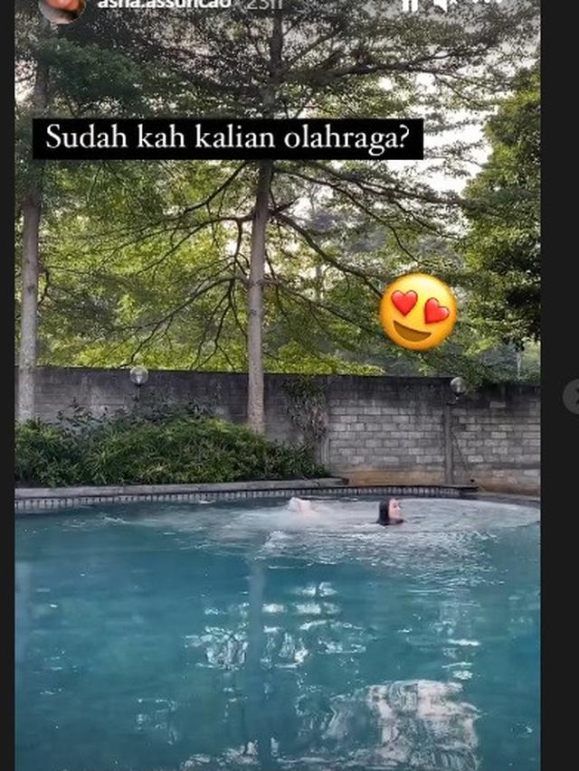 Pemain Buku Harian Seorang Istri melakukan aktifitas olahraga