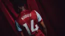 Kudus sudah memilih nomor punggung yang akan dikenakannya. Dia akan memakai nomor 14 di West Ham. (FOTO: instagram.com/kudus_mohammed/)