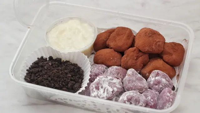 mochi coklat bites