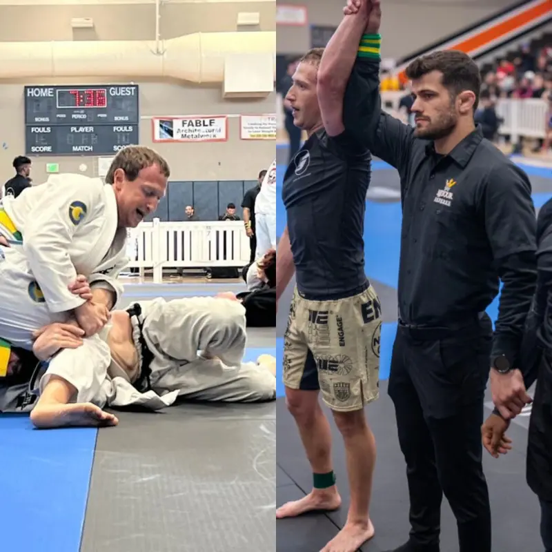 Mark Zuckerberg saat melakukan pertandingan Brazilian Jiu-Jitsu (Instagram @zuck)