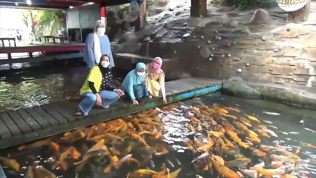 Pengunjung Sungai Bagong Margono