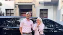 Dalam keterangan fotonya, wanita 22 tahun itu melontarkan candaan bahwa ia dan Ali Syakieb telah berpacaran sejak SMA. Di salah satu postingan Instagramnya, tinggi badan Ali dan Margin sangat jauh, terlihat seperti kakak kelas yang berpacaran dengan adik kelas. (Liputan6.com/IG/@maginw)