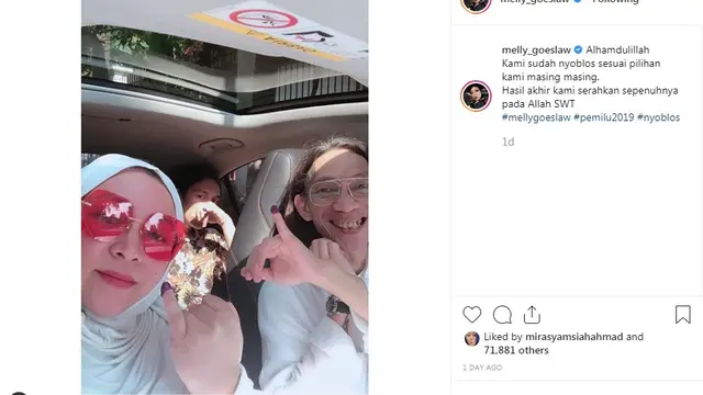 Melly Goeslaw (Foto: Instagram)