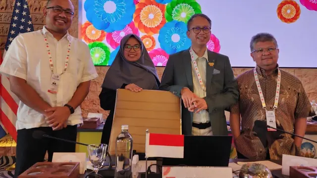 Co-Sherpa G20 Indonesia Edi Prio Pambudi menghadiri pertemuan yang ketiga Sherpa G20 di Hampi, Karnataka, India, pada 13-15 Juli 2023. (dok Kemenko Perekonomian)
