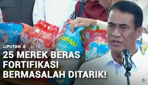 Kementan Ungkap 25 Merek Beras Fortifikasi Diduga Tak Sesuai Standar