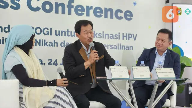 Ketua Umum Perkumpulan Obstetri dan Ginekologi Indonesia (POGI), Prof. Dr. dr. Yudi Mulyana Hidayat, Sp.OG(K) (Foto: Aditya Eka Prawira/Liputan6.com)
