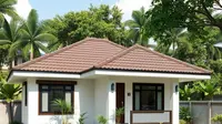 13 Desain Rumah Kekinian 1 Lantai di Desa yang Sederhana dan Estetik