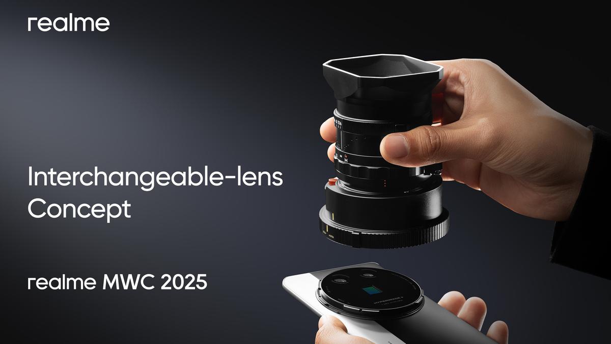 Realme Pamer Smartphone Konsep dengan Lensa Kamera Modular di MWC 2025