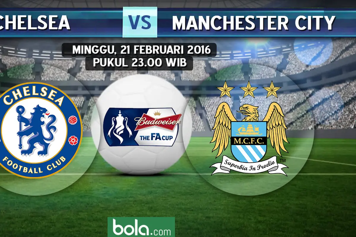 Chelsea vs Manchester City (bola.com/Rudi Riana)