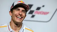 Pembalap Repsol Honda, Marc Marquez terus-terusan mengalami insiden di MotoGP yang merupakan sirkuit favoritnya (AFP)