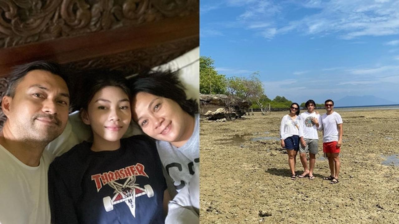 6 Potret Hangat Anjasmara dan Dian Nitami Bersama Dua Anaknya, Harmonis Banget