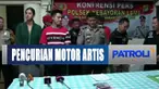 Tersangka melakukan pencurian saat bekerja sebagai petugas keamanan di rumah artis Baim Wong.