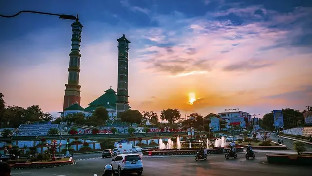 Masjid Agung Al Furqan Bandar Lampung.