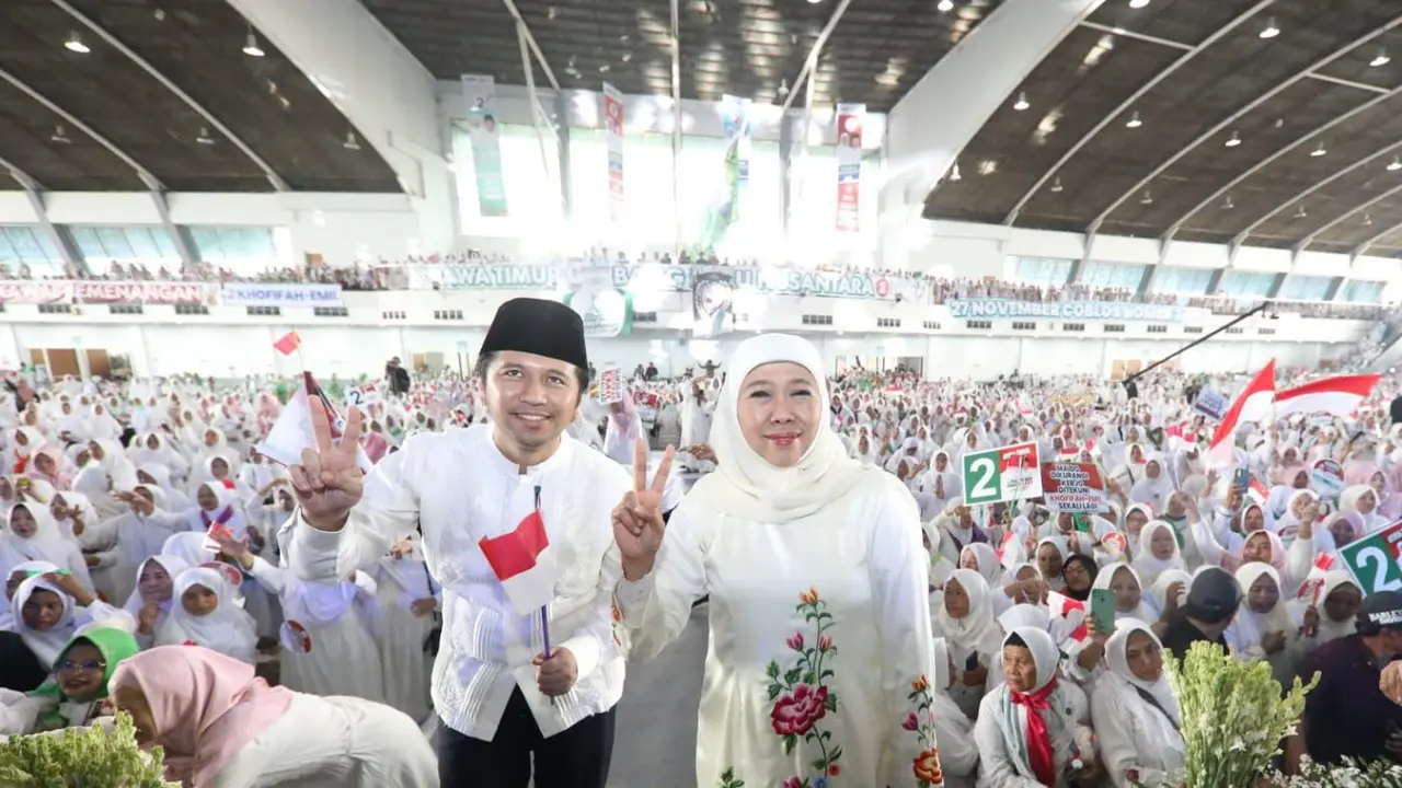 Kampanye Akbar Hari Terakhir, Khofifah-Emil Dardak Sebut Jawa Timur Gerbang Baru Nusantara