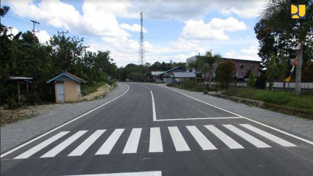 Kawasan perbatasan Entikong (Foto: Dok Kementerian PUPR)