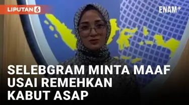 Selebgram asal Palembang, Yoan Sandra, menyampaikan permintaan maaf setelah mengeluarkan pernyataan yang diduga memberikan dukungan terhadap pembakaran lahan.