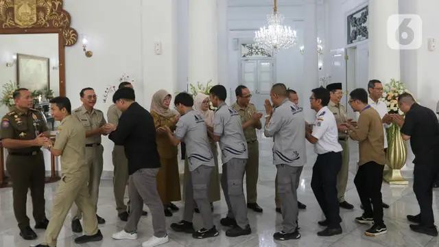 halal bihalal di hari pertama kerja ASN