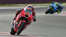 Pembalap Honda, Luca Marini. (Andreas SOLARO / AFP)