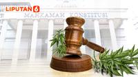 Banner Infografis MK Tolak Permohonan Ganja untuk Medis (Liputan6.com/Abdillah)