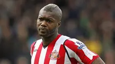 Sunderland's French player Djibril Cisse during the Premier League match between West Bromwich Albion and Sunderland at The Hawthorns in Birmingham on April 25, 2009. AFP PHOTO/IAN KINGTON