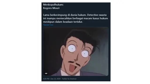 7 Karakter Anime Jika Jadi Menteri di Indonesia Menurut Netizen