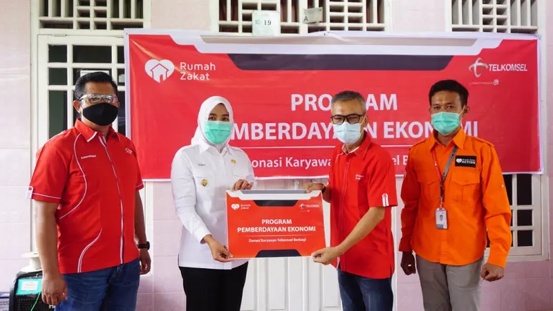 Langkah Telkomsel Dongkrak Perekonomian Warga Palembang Saat Pandemi Covid-19